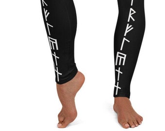 Leggings with Nordic Runes Viking Rues LeggingsNorse Rune Design Leggings