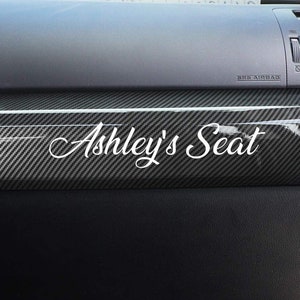 Name stickers on sale for car dashboard