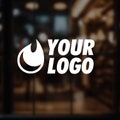 Custom Logo Decal Company Business Decal Sticker Die Cut Vinyl Window Decal, Laptop Decal, My Logo Decal product logo