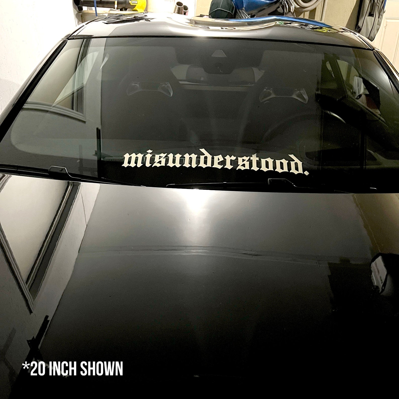 Misunderstood Decal Sticker Windshield Banner Vinyl Car Graphic - Etsy