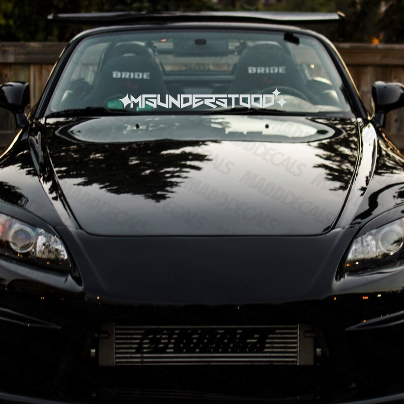 Misunderstood Decal Sticker Windshield Banner JDM Style Car Graphic - Etsy