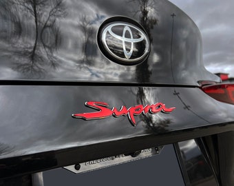 Compatible with A90 2020-2024 Supra Emblem Overlay Vinyl