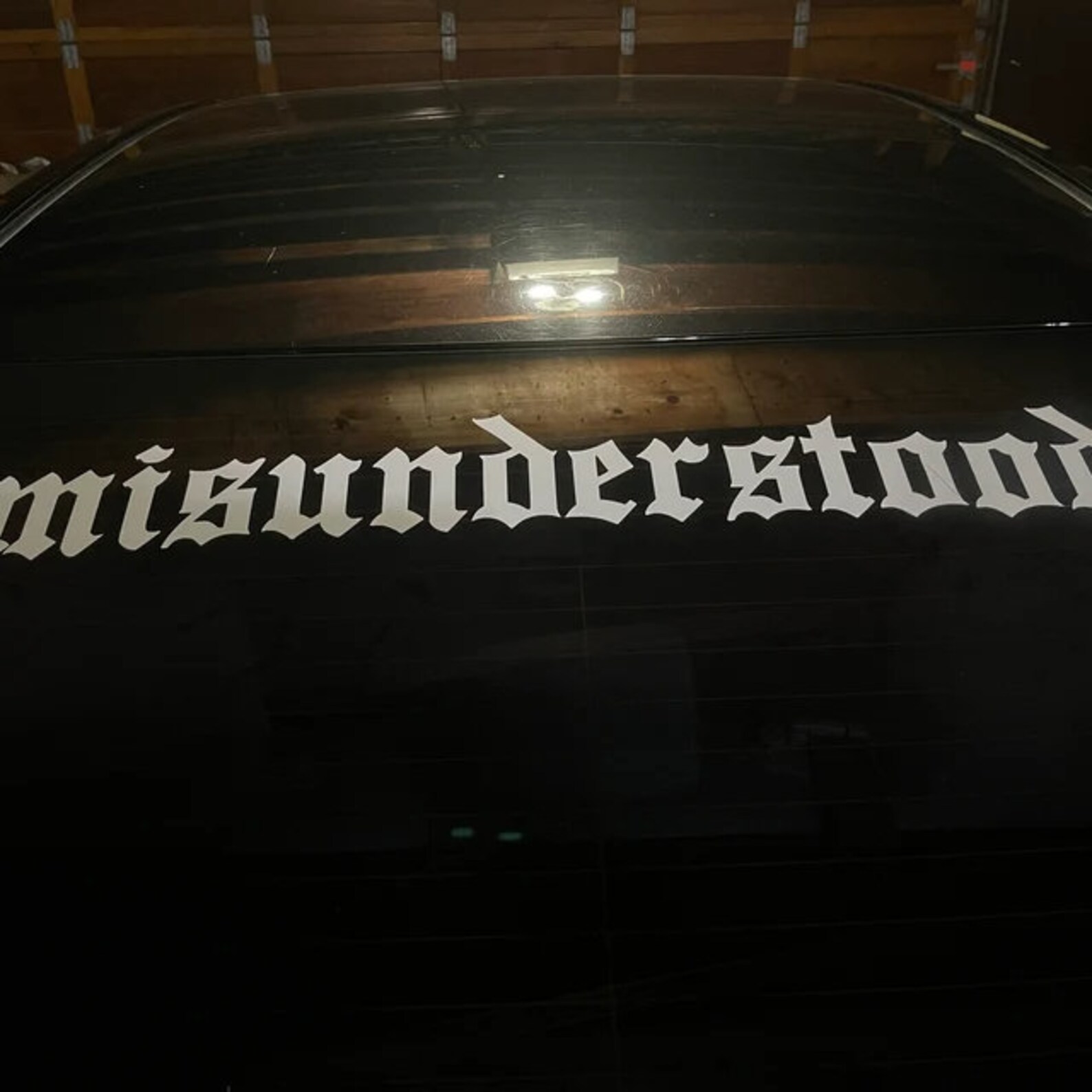 Misunderstood Decal Sticker Windshield Banner Vinyl Car Graphic - Etsy