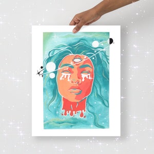 Rue — Art Prints | Trippy Artwork | Zendaya Euphoria Poster | Colorful Art Prints | Psychedelic Art Prints | Framed Art Prints