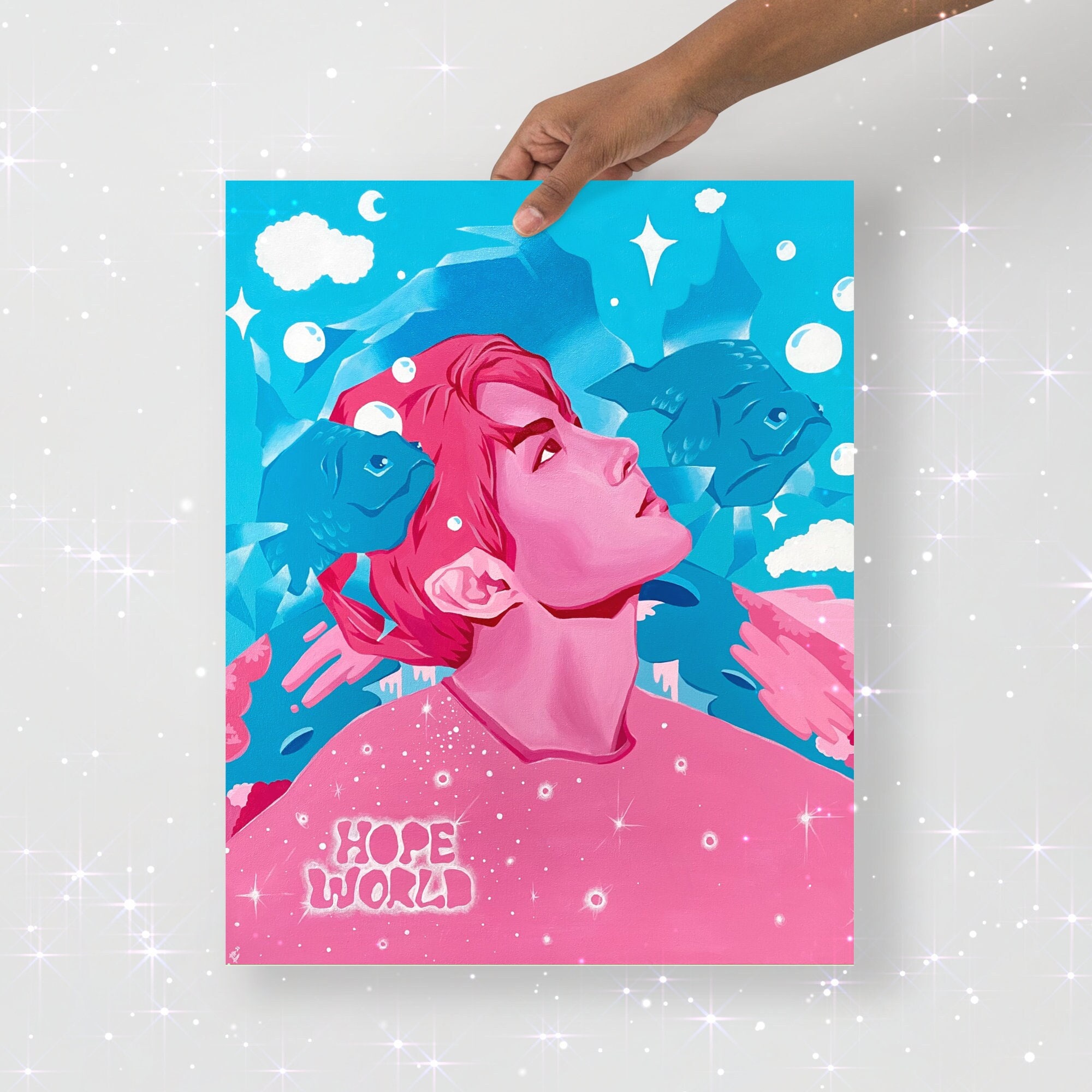 専門ショップ J 日本 Etsy - poster hope アイドルグッズ