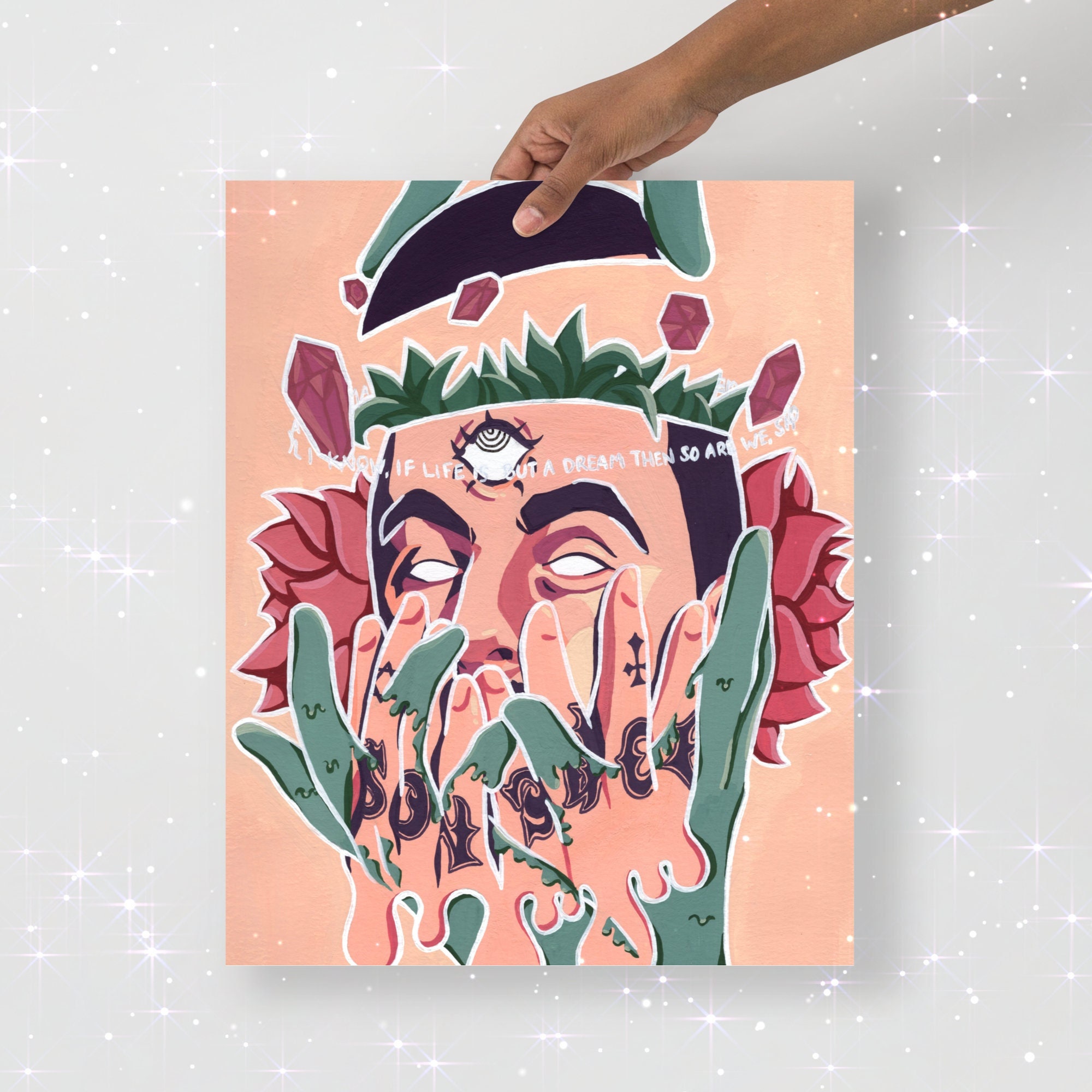 Mac Miller Psychedelic Etsy