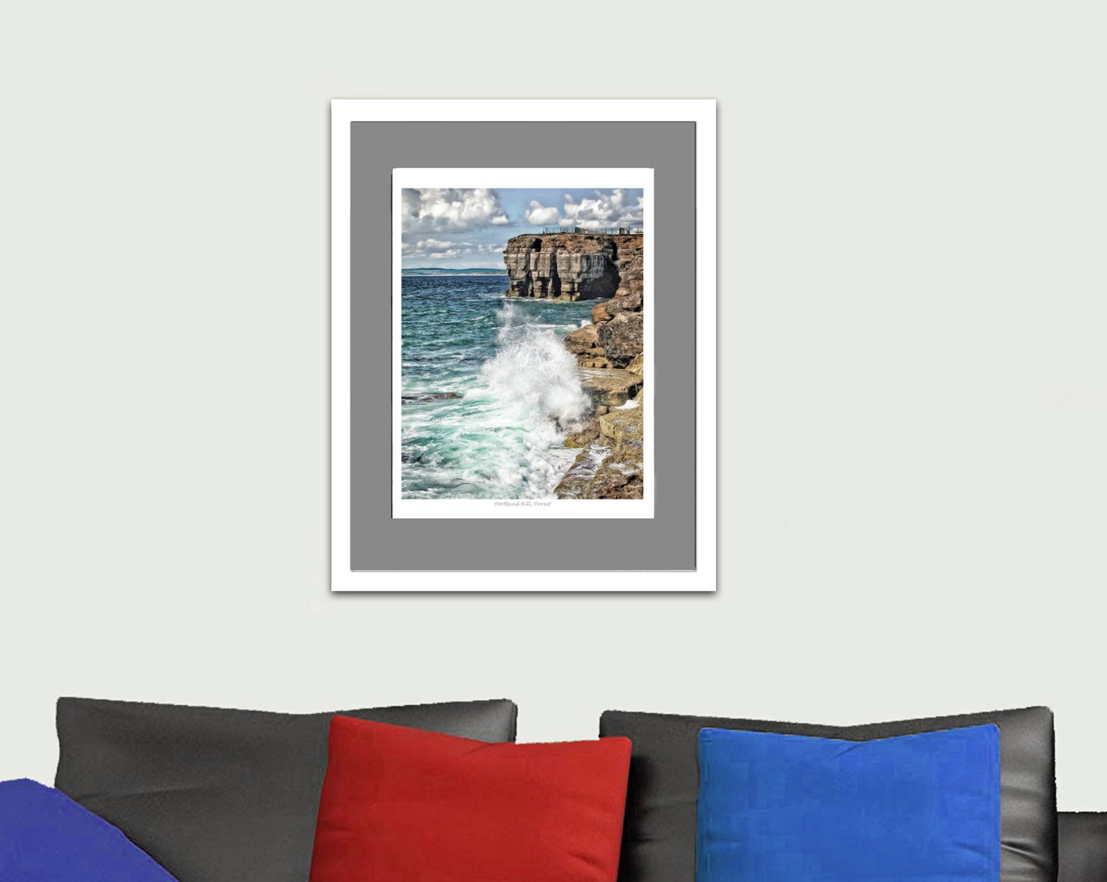 Portland Bill Dorset art print picture poster. Limited Etsy