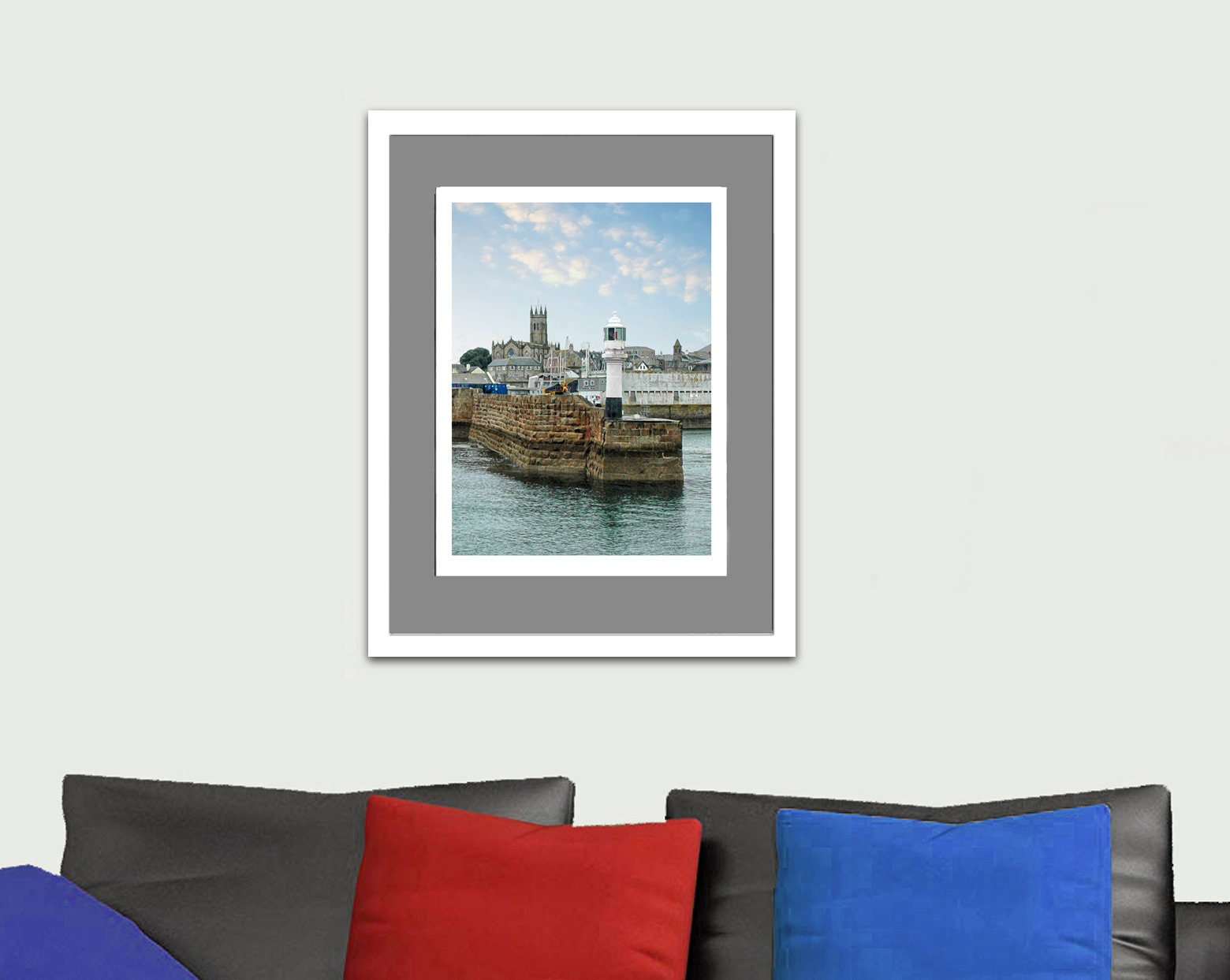 Penzance Cornwall Art Print, Poster, Picture, Home Wall Decor. Artist