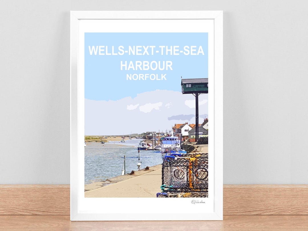 ウェルズ・ネクスト・ザ・シー・ノーフォークのアートプリント、旅行