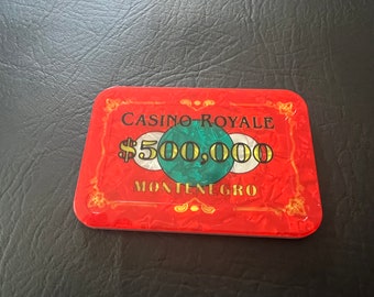 ジェームズ・ボンド『カジノ・ロワイヤル』ポーカーチップ！映画の