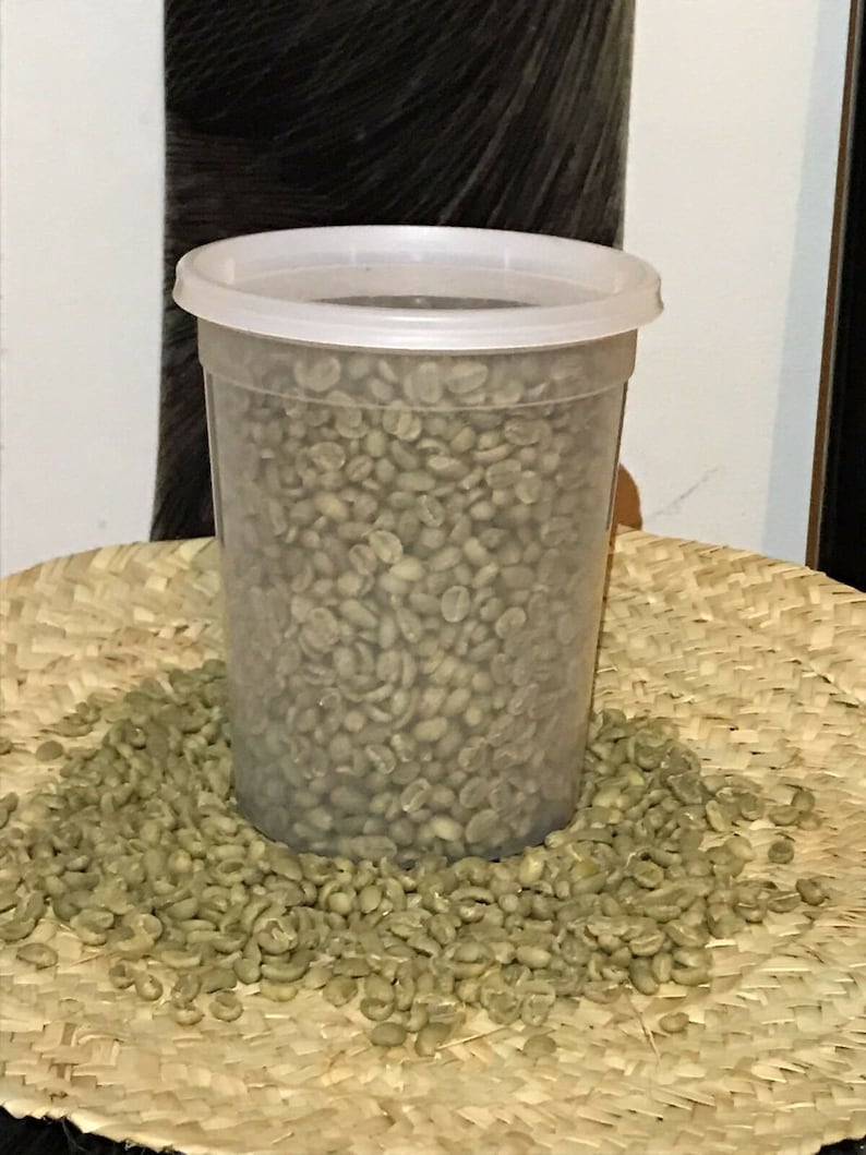 One Pound Green Coffee Beans Unroasted Ethiopian Yirgacheffe Etsy Canada