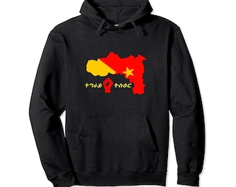 Tigray Map Flagge Hoodie