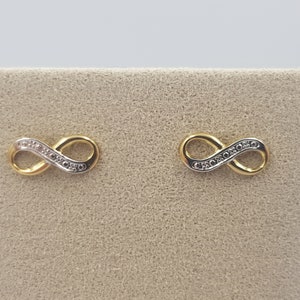 Infinity Earring Rainbow Gold OS main image 1