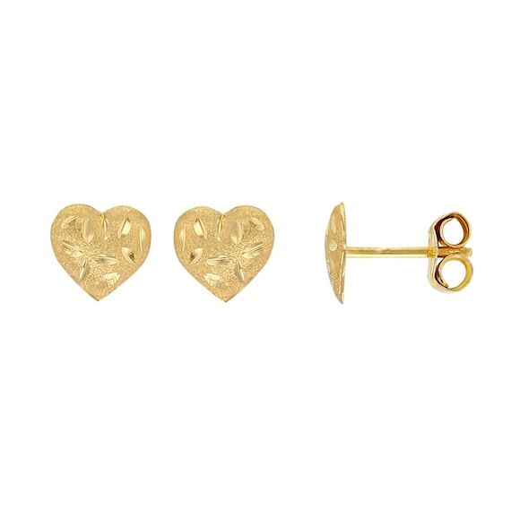 イヤリング Wilhelmina Garcia Gold Heart Earring HRT005-Yellow Gold Yin Yang Earring – Wilhelmina Garcia