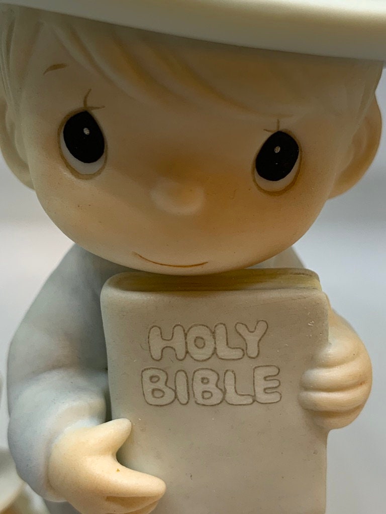 Figurine Vintage Enesco Precious Moments 'God Bless America' - Édition Limitée 1986 - Occasion