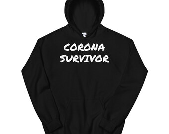 Corona Survivor Unaisex sudadera con capucha