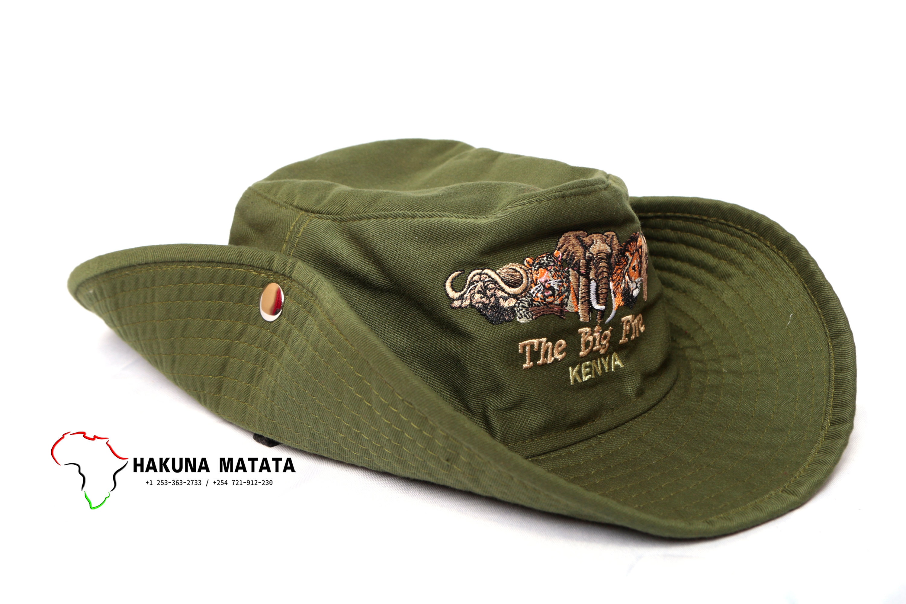green jungle hat