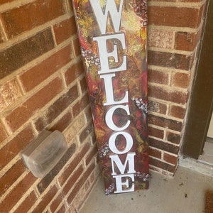 Resin Welcome Sign