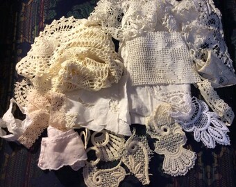 crochet lace bag