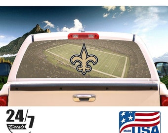 Saints Window Decal Etsy