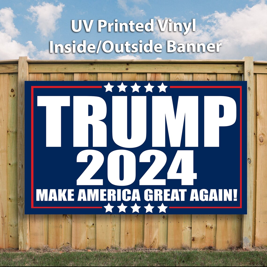 Trump 2024 Vinyl Indoor/ Outdoor Banner B0065 Etsy