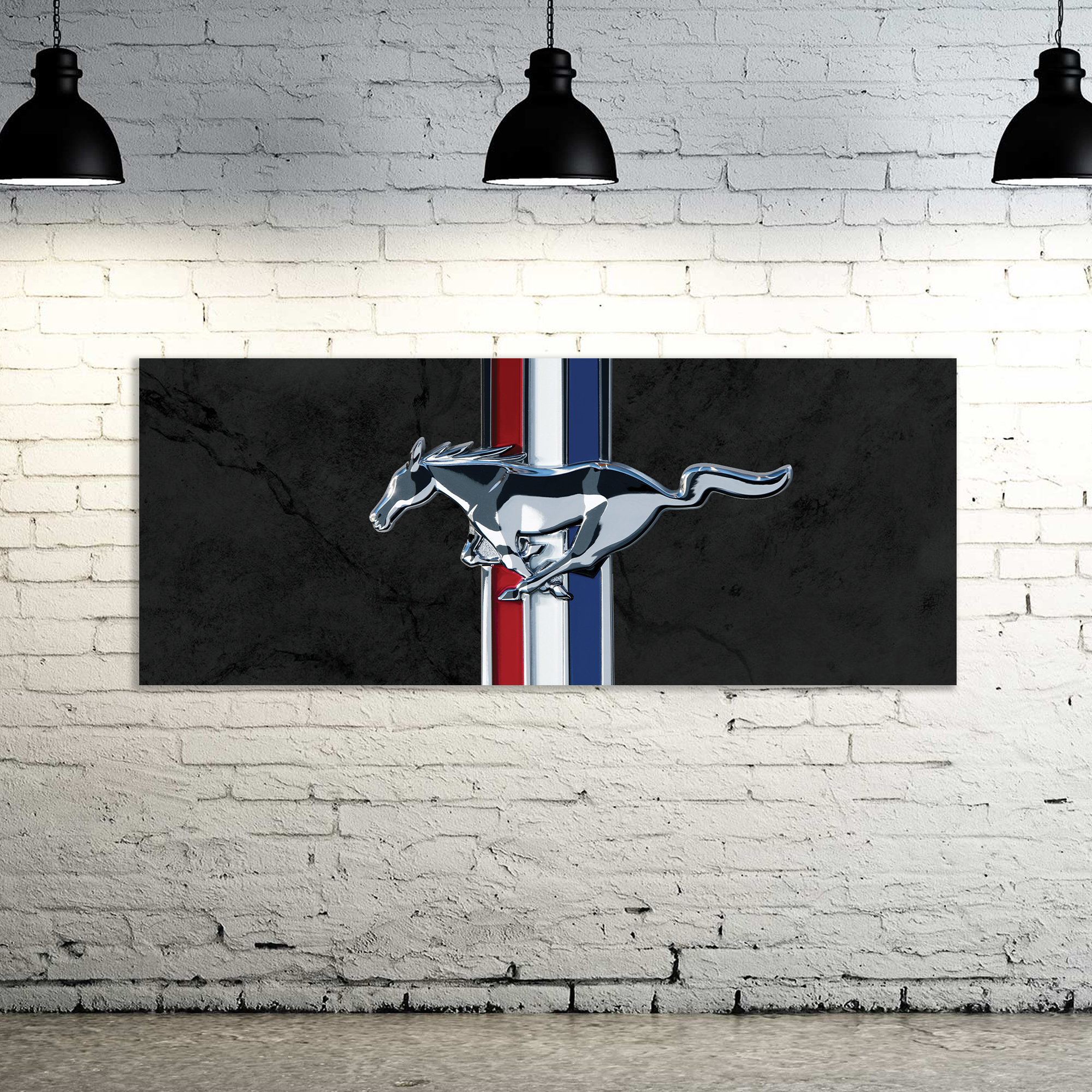 Ford Mustang Logo Banner Vinyl Garage Zeichen Büro oder | Etsy