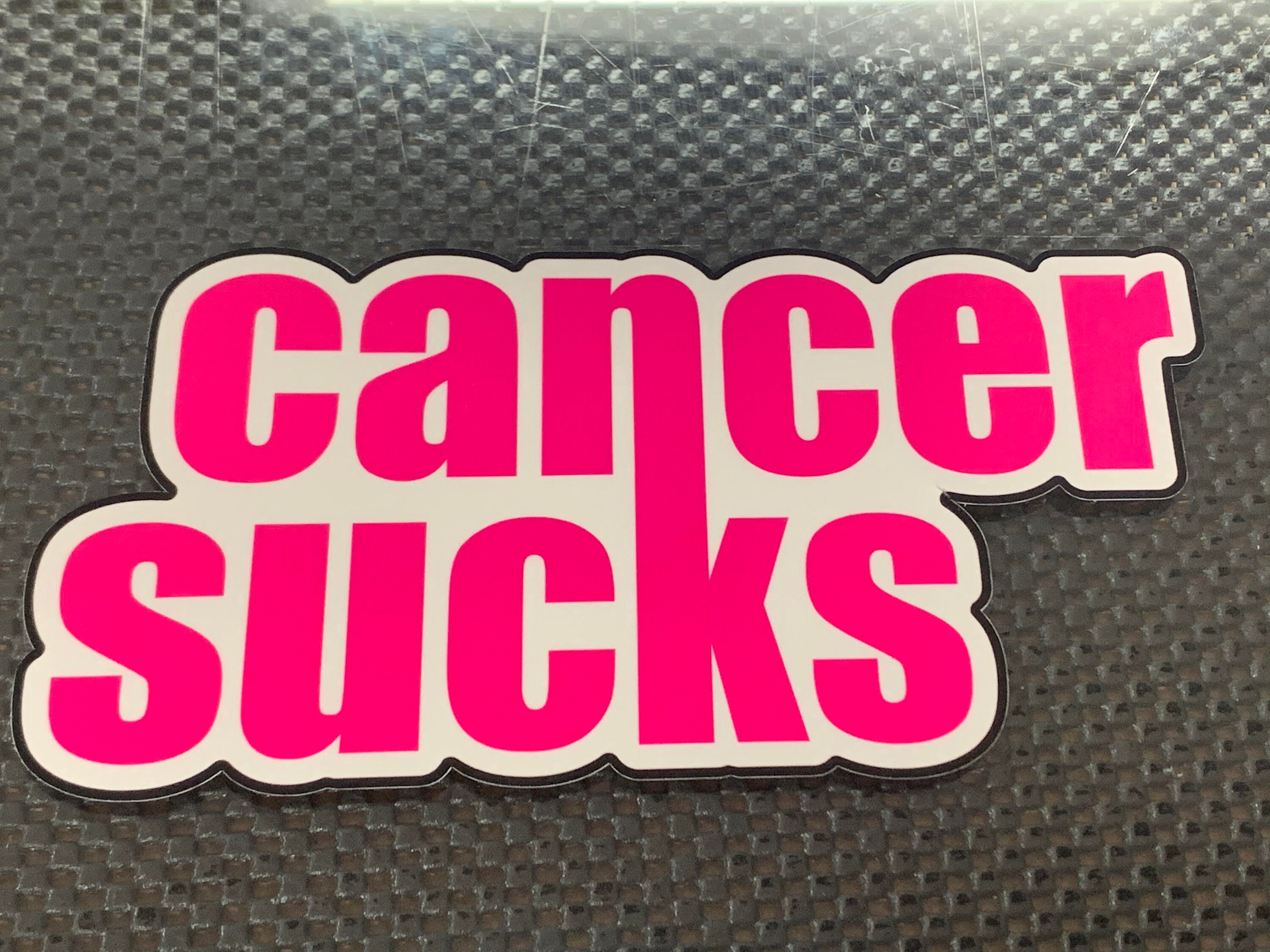 Cancer Sucks Decal Free Shipping 0109 | Etsy