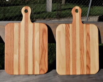 Maple and Red Oak Bread Board