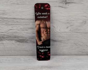 Bookmark - Book Boyfriend Valentine (sublimated aluminum)