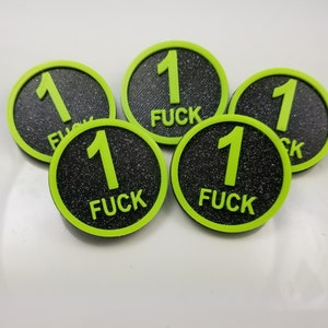 1 Fuck Coins (5 pack)