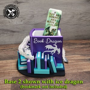 Book Dragon Bookmark Holder / Pen Holder