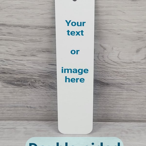 Custom Double-sided Aluminum Bookmark (sublimated)