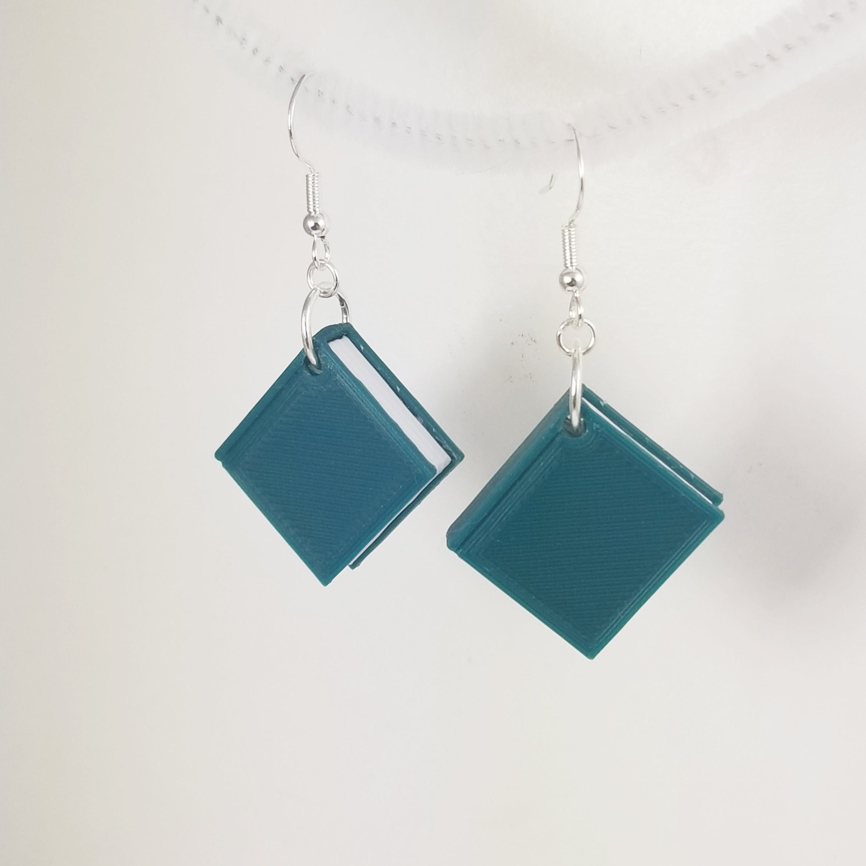 Tiny Book Earrings