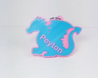 Baby Dragon Keychain (Customizable)