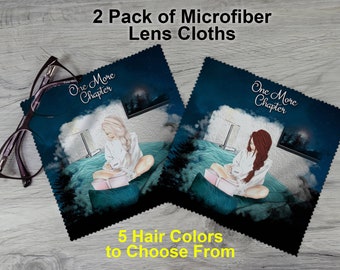 Lens Cloth 2 pack - One More Chapter (Microfiber)
