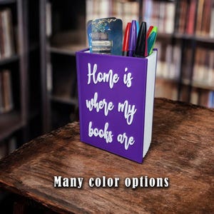 Custom Open Book Bookmark/Pen Holder (3D Printed)