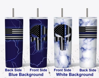 Back the Blue - 20 oz. insulated stainless steel tumbler