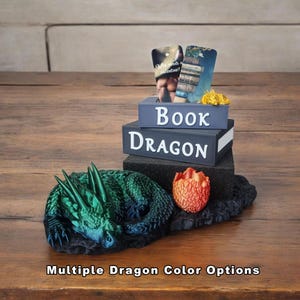Dragon Book Stack Bookmark Holder