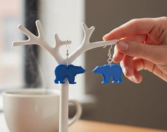 Bear Earrings (Custom Colors)