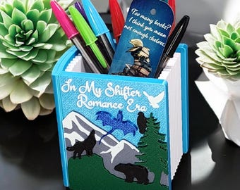 In My Shifter Romance Era Bookmark Holder / Pen Holder