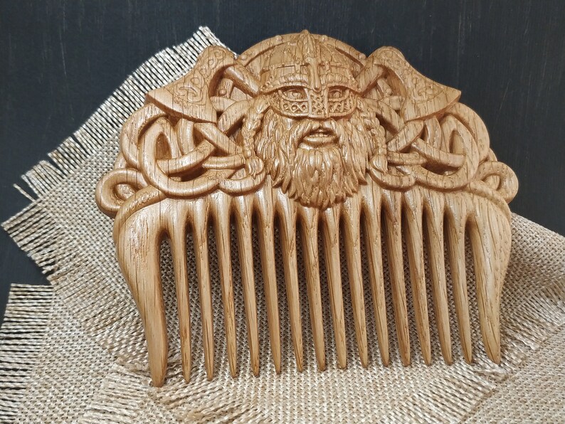 Viking Comb Beard Comb Wooden Comb Nordic Comb Viking Etsy