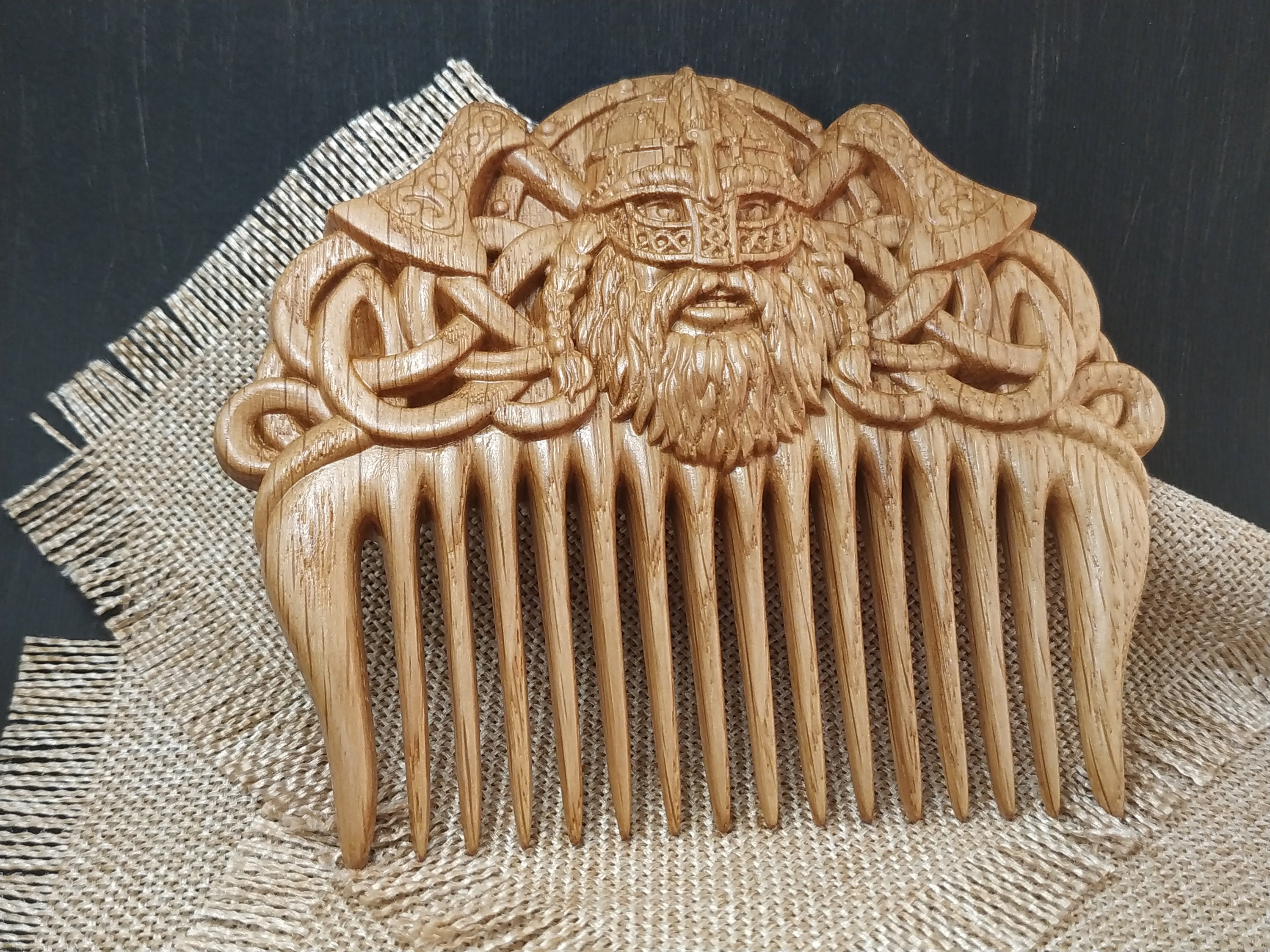 Viking Comb Beard Comb Wooden Comb Nordic Comb Viking Etsy