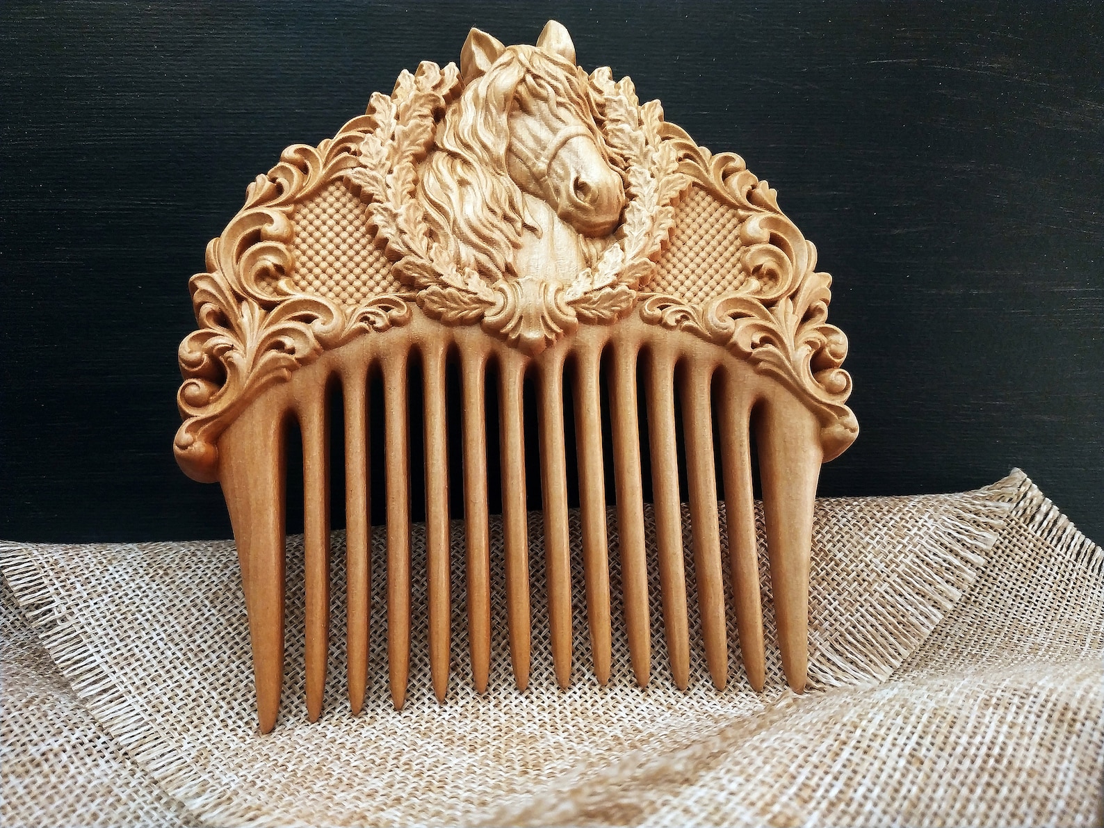 Horse wooden comb Handmade wooden comb Carving For horse Etsy
