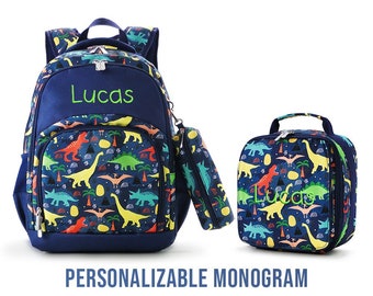 red dinosaur backpack