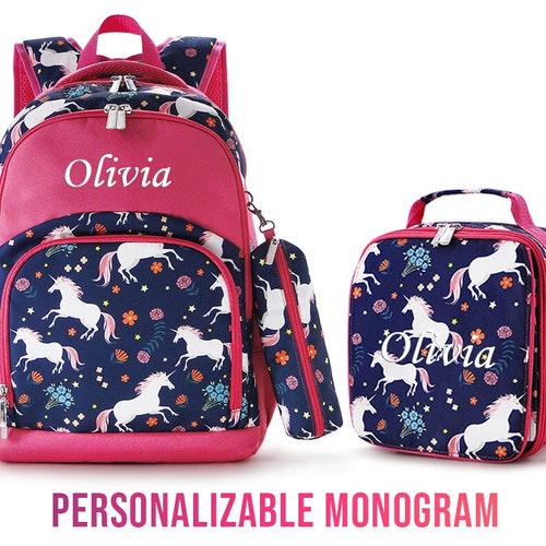 Unicorn Monogram Backpack Monogram 