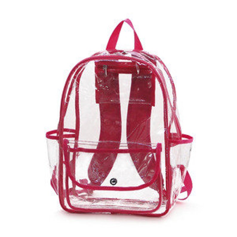 Monogram Clear Backpack Clear Backpack Stadium Backpack Etsy