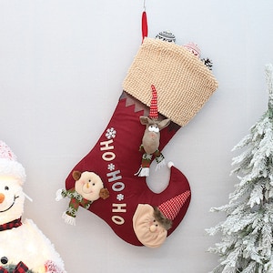 Oversized Christmas Stockings, Super Large Capacity Stocking, Fireplace Decoration, Tree Decoration, Xmas Gifts
