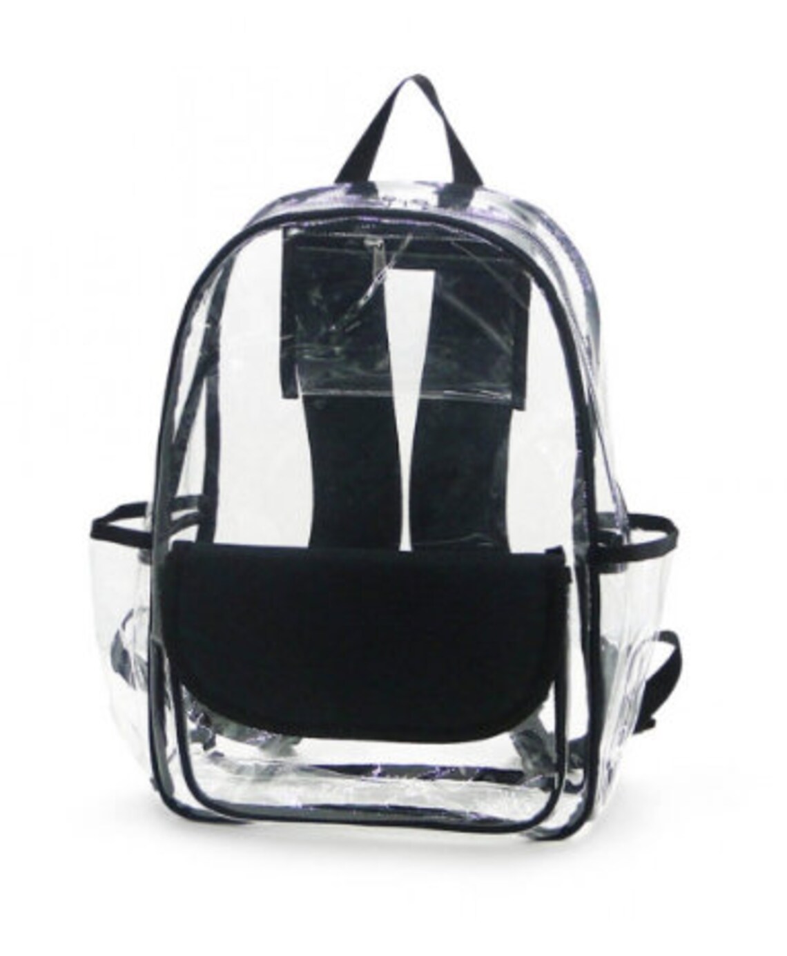 Monogram Clear backpack monogram Clear backpack personalized Etsy