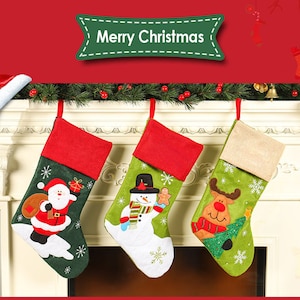 Personalized Christmas Stockings, Felt Stockings, Monogramed Stockings, Tree Decor, Holiday Stockings, Family Stockings, Fireplace Decor
