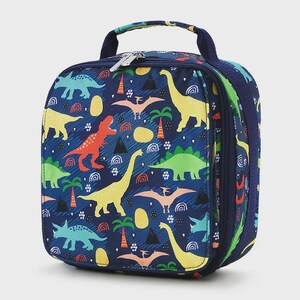 Unicorn Monogram Backpack: Personalized School Bag & Lunch Bag Dinosaur Lunch bag